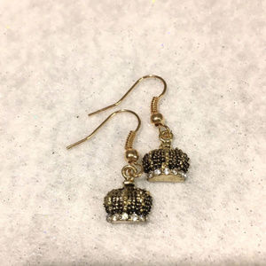 Golden Crown Earrings